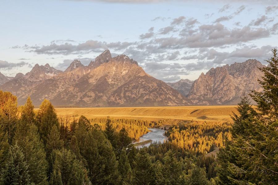 Canyons, mountains, desert, night sky – Grand Teton, USA