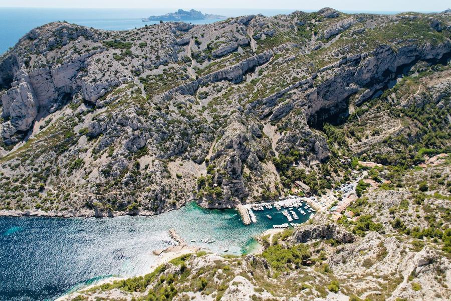 Aerial views – Calanques, France